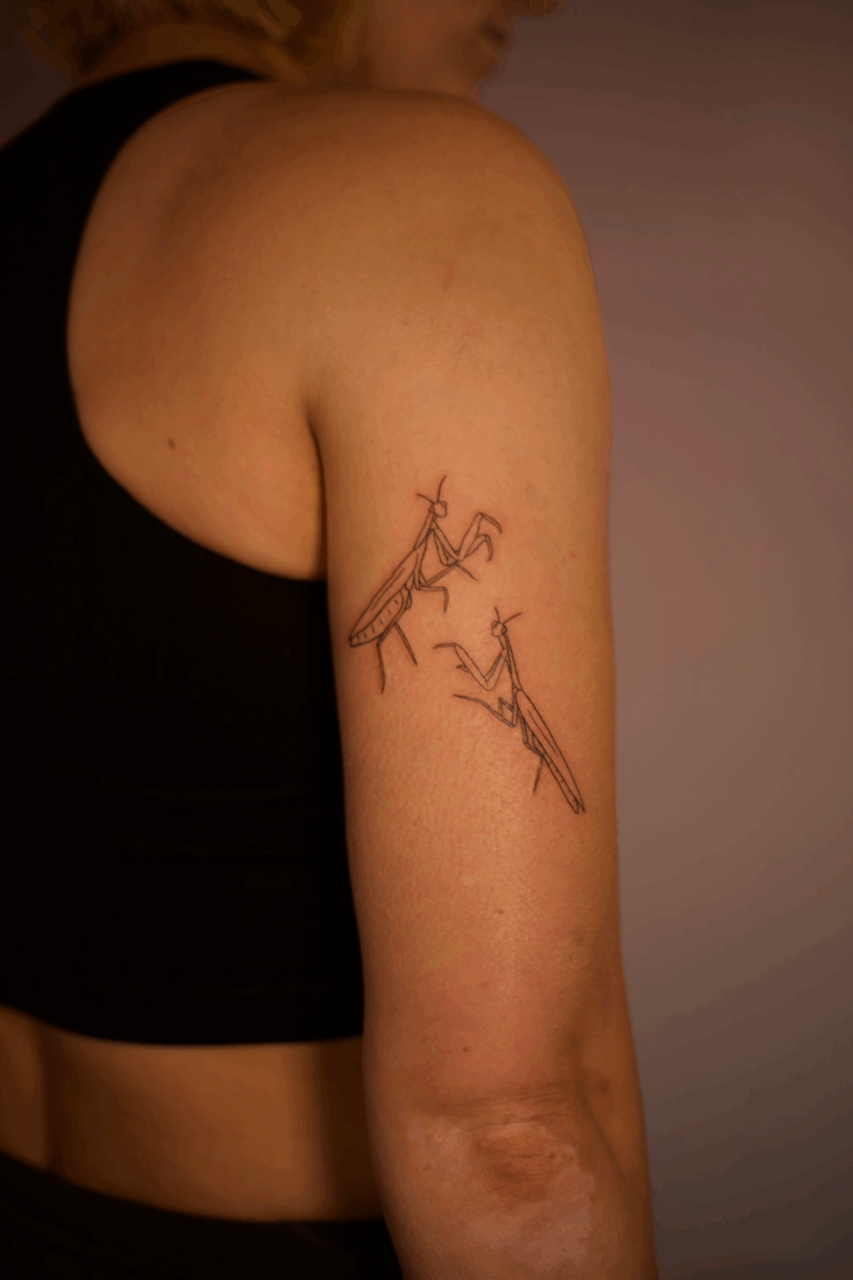 Praying Mantis Tattoo